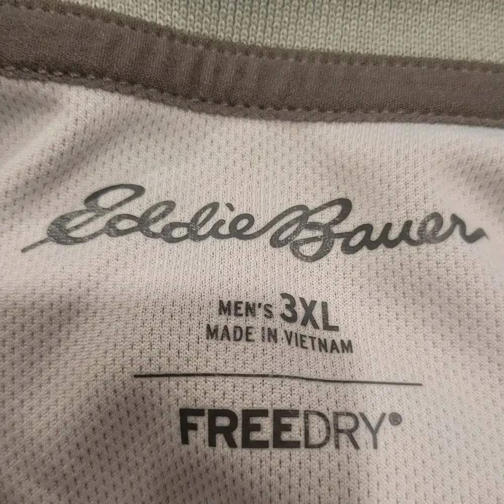 Eddie Bauer Men's Resolution Short Sleeve Polo Gray Size 3XL,NWT - Picture 4 of 6